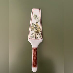 Vintage Godinger Palm Tree Cake Server